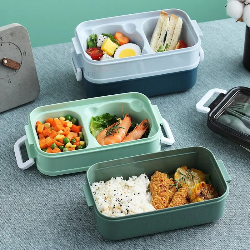 Layered and Self Sealing Lunch Box